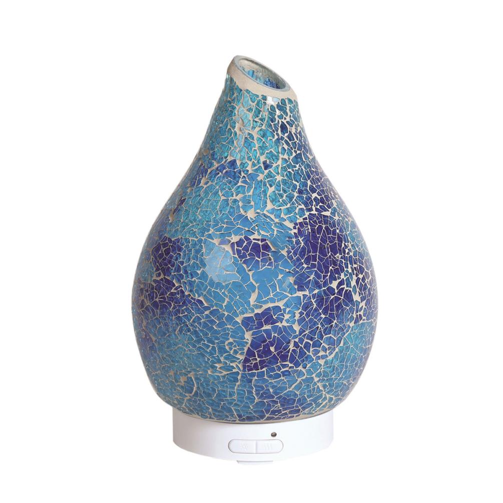 Aroma Azure Crackle Ultrasonic Electric Oil Diffuser £29.69